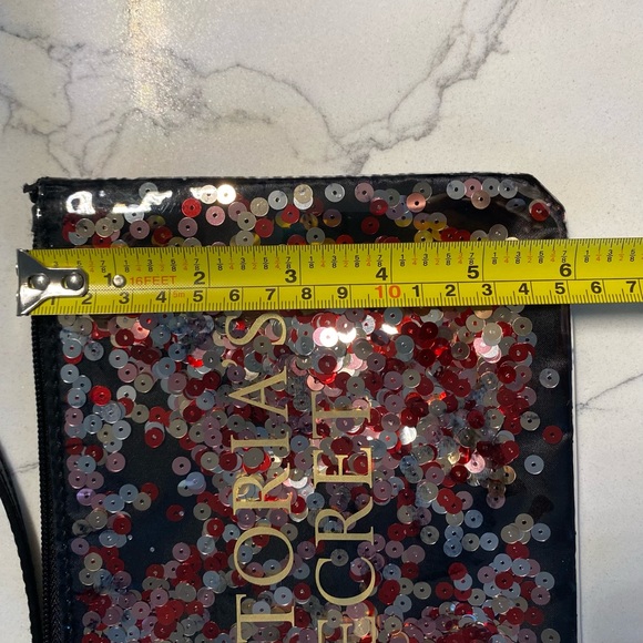Victoria’s Secret Sequin Cosmetic Bag Pouch - Picture 6 of 12